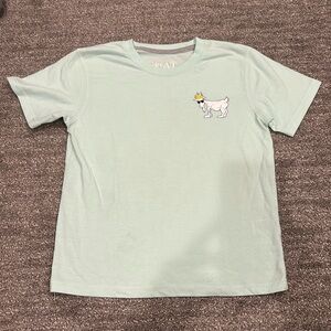 GOAT USA kids OG t-shirt mint color size small